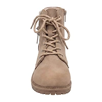 Pop Womens Sidney Flat Heel Booties