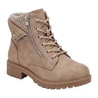 Pop Womens Sidney Flat Heel Booties