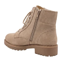 Pop Womens Sidney Flat Heel Booties