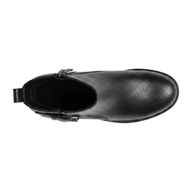Pop Womens Elspeth Block Heel Booties