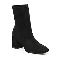 Nicole By Miller Womens Dolie Block Heel Booties