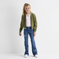 Thereabouts Little & Big Kid Girls Low Rise Flare Leg Jean