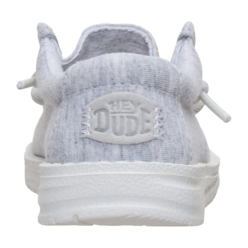 HEYDUDE Wally Stretch Jersey Toddler Boys Round Closed Toe Slip-On Shoe