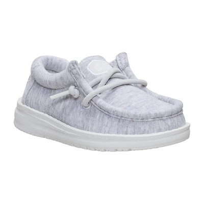 HEYDUDE Wally Stretch Jersey Toddler Boys Round Closed Toe Slip-On Shoe