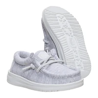 HEYDUDE Wally Stretch Jersey Toddler Boys Round Closed Toe Slip-On Shoe