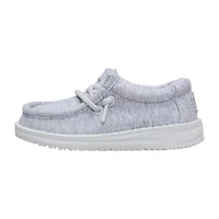 HEYDUDE Wally Stretch Jersey Toddler Boys Round Closed Toe Slip-On Shoe