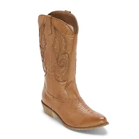 Coconuts BY Matisse Womens Western Block Heel Cowboy Boots