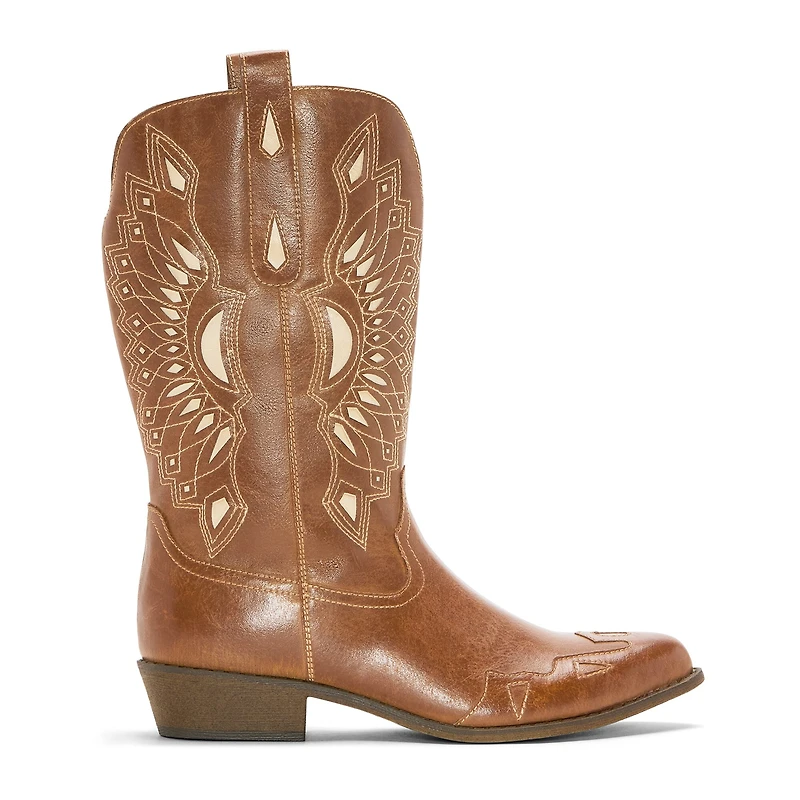 COCONUTS BY Matisse Womens Bandera Block Heel Cowboy Boots