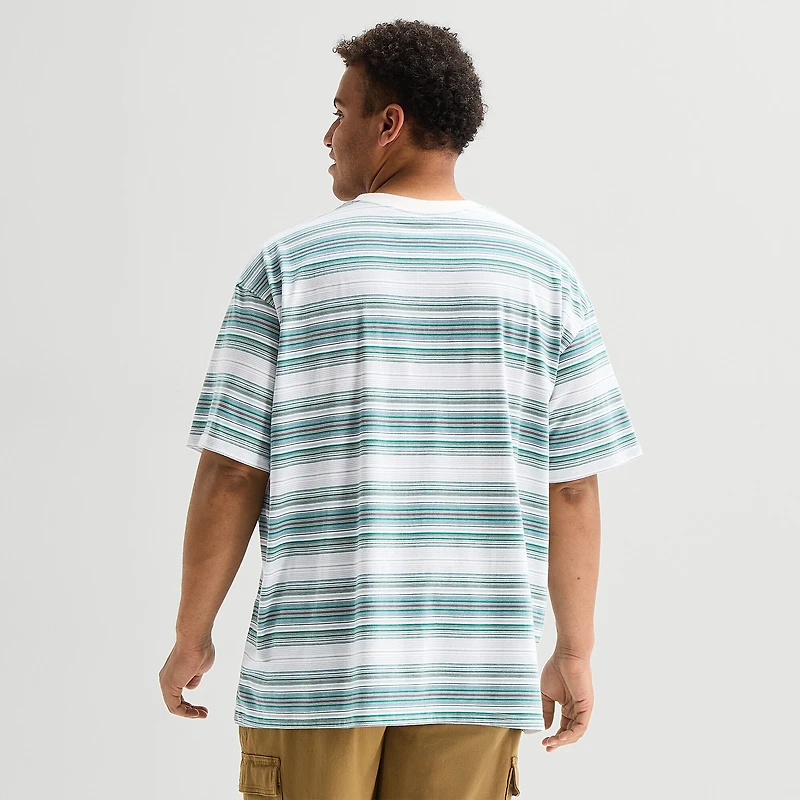 Arizona Mens Crew Neck Short Sleeve Big and Tall T-Shirt