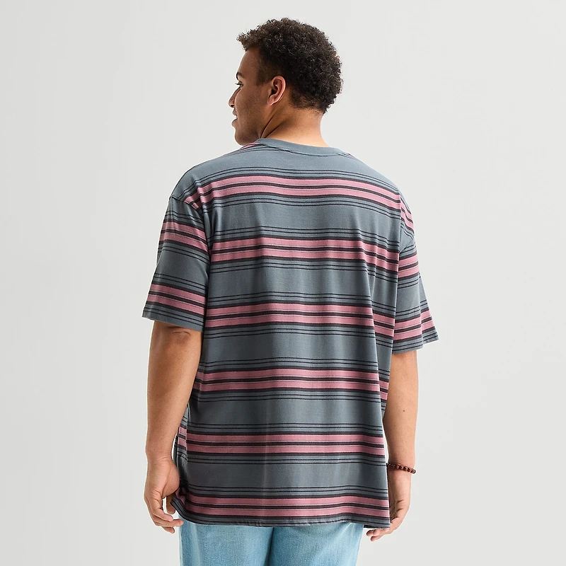 Arizona Mens Crew Neck Short Sleeve Big and Tall T-Shirt