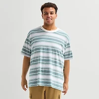 Arizona Mens Crew Neck Short Sleeve Big and Tall T-Shirt