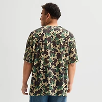 Arizona Mens V Neck Short Sleeve Big and Tall Jersey