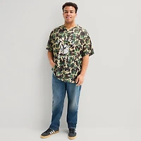 Arizona Mens V Neck Short Sleeve Big and Tall Jersey