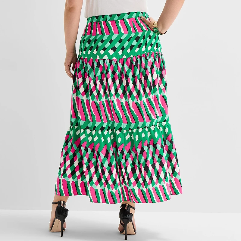 Bold Elements Womens Plus High Waist Skirt