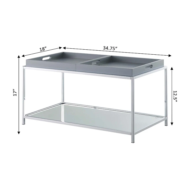 Convenience Concepts Living Room Collection Palm Beach Coffee Table