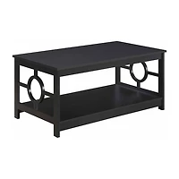 Convenience Concepts Ring Living Room Collection Storage Coffee Table