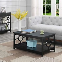 Convenience Concepts Ring Living Room Collection Storage Coffee Table