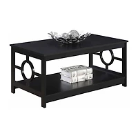 Convenience Concepts Ring Living Room Collection Storage Coffee Table