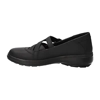 Easy Street Wise Womens Round Mary Jane Shoes