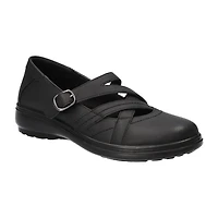 Easy Street Wise Womens Round Mary Jane Shoes