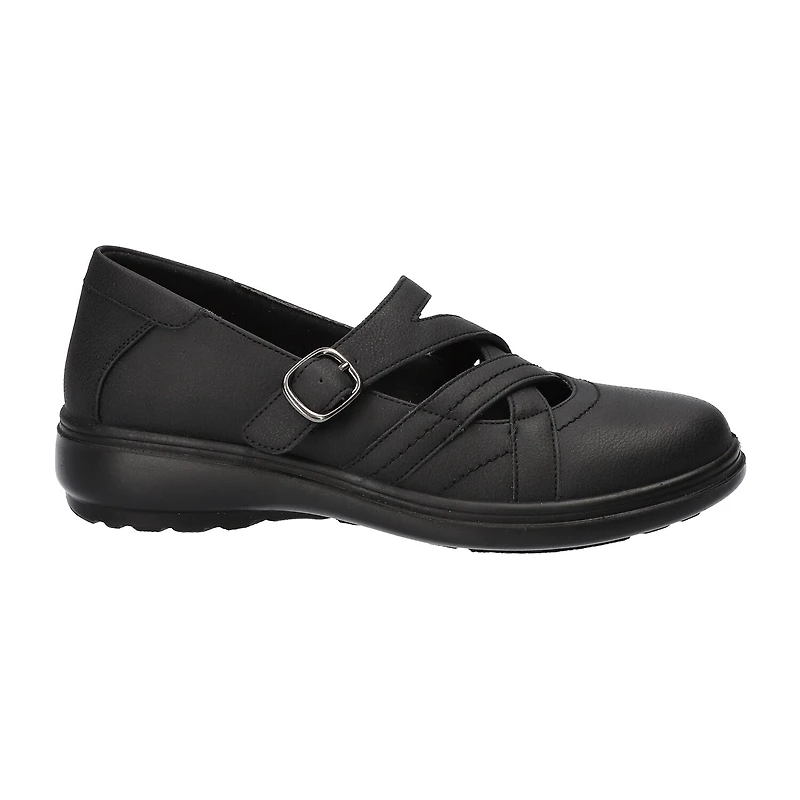 Easy Street Wise Womens Round Mary Jane Shoes