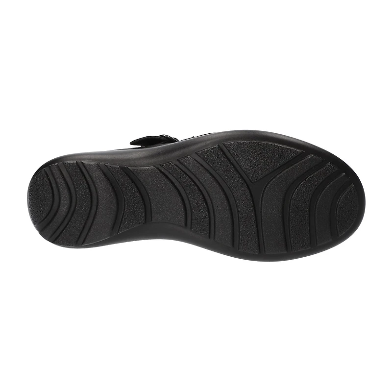 Easy Street Wise Womens Round Mary Jane Shoes