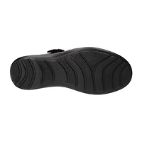 Easy Street Wise Womens Round Mary Jane Shoes