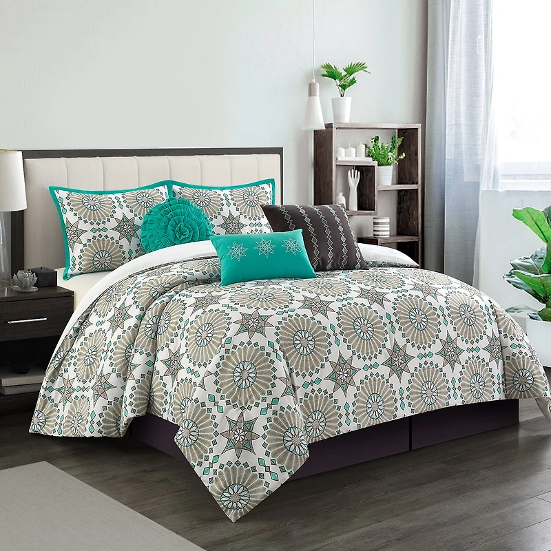 Stratford Park Amina 7-pc. Midweight Comforter Set