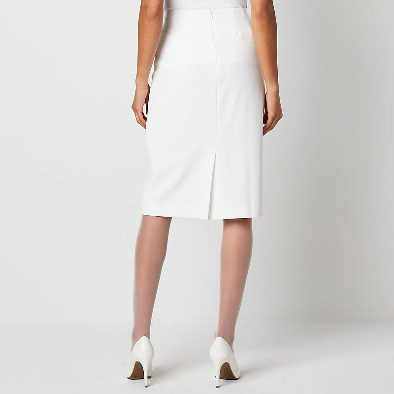 Black Label by Evan-Picone Womens Suit Skirt