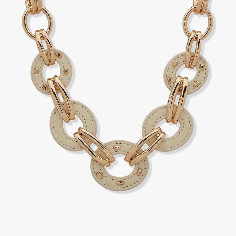 Worthington Gold Tone Womens 9 Inch Collar Necklace