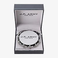 J.P. Army Mens Cross Bolo Bracelet