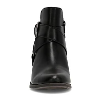 Frye and Co. Womens Bellame Stacked Heel Booties