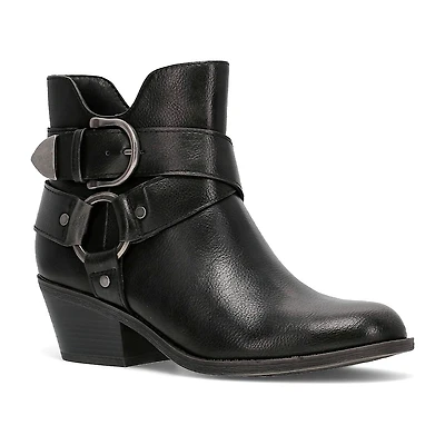 Frye and Co. Womens Bellame Stacked Heel Booties