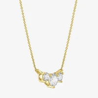 (Si2-I1/G-H) Womens 1 CT. T.W. Lab Grown White Diamond 10K Gold 18 Inch Pendant Necklace
