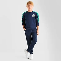 Xersion Little & Big Kid Boys Crew Neck Fleece Long Sleeve Sweatshirt
