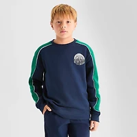 Xersion Little & Big Kid Boys Crew Neck Fleece Long Sleeve Sweatshirt