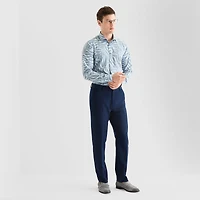 J. Ferrar Ultra Comfort Mens Long Sleeve Regular Fit Wrinkle Free Button-Down Shirt