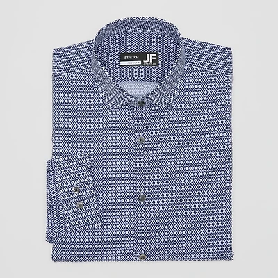 J. Ferrar Ultra Comfort Mens Regular Fit STRETCH FABRIC Wrinkle Free Long Sleeve Dress Shirt