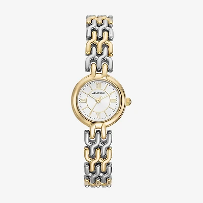 Armitron Womens Two Tone Bracelet Watch 75/6021svtt