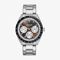 Armitron Mens Multi-Function Silver Tone Stainless Steel Bracelet Watch 20/5665bbsv