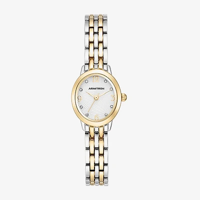 Armitron Womens Two Tone Bracelet Watch 75-5971wttt