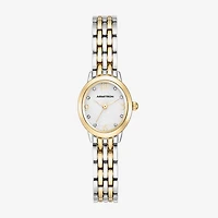 Armitron Womens Two Tone Bracelet Watch 75-5971wttt