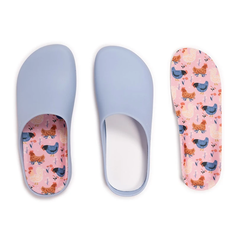 Muk Luks Garden Womens Round Closed Toe Clogs