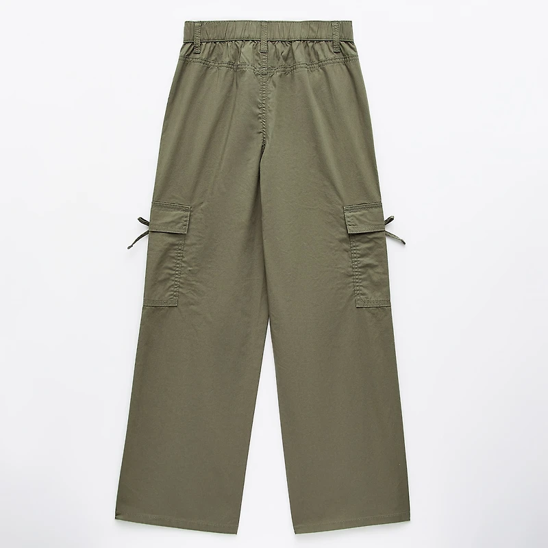 Vanilla Star Bow Big Kid Girls Wide Leg Cargo Pant