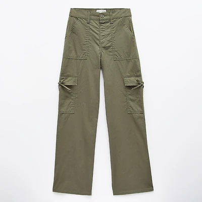 Vanilla Star Big Kid Girls Wide Leg Cargo Pant