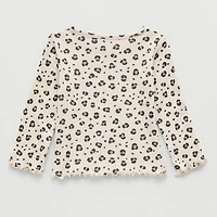 Okie Dokie Baby Girls Crew Neck Long Sleeve T-Shirt