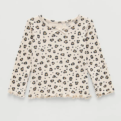 Okie Dokie Baby Girls Crew Neck Long Sleeve T-Shirt