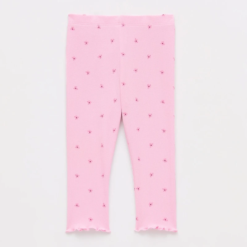 Okie Dokie Baby Girls Straight Full Length Leggings