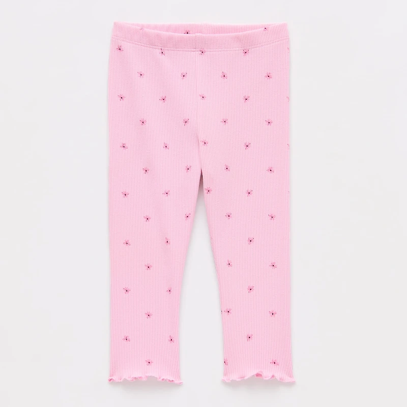 Okie Dokie Baby Girls Straight Full Length Leggings