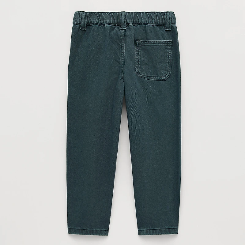 Okie Dokie Toddler & Little Boys Adjustable Waist Barrel Leg Jean
